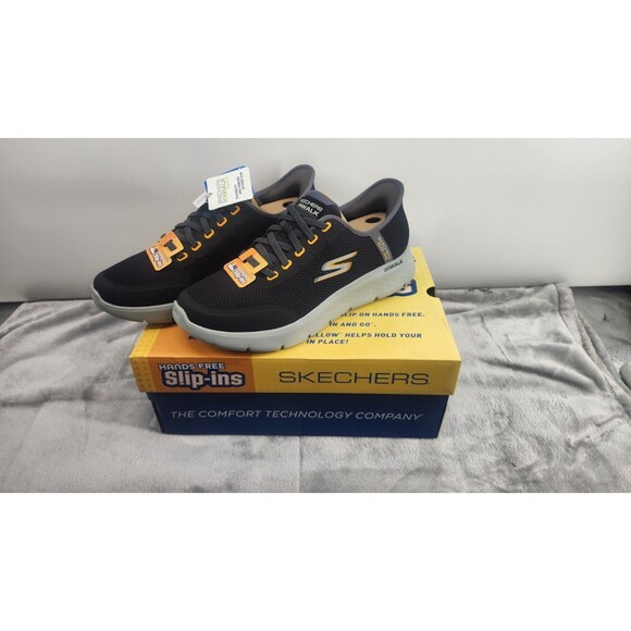 Skechers Other - Skechers Men's Size 10 Black Slip-Ins Go Walk Flex Memory Foam Waterproof NWB